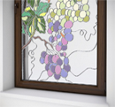 Stained glass and muntins