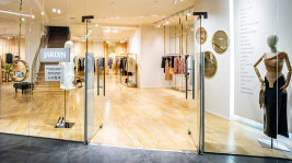 Doors to a store or boutique