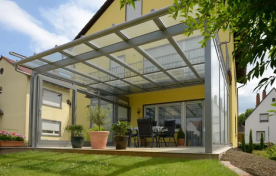 Windows to terrace