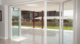 Plastic sliding Accordion door