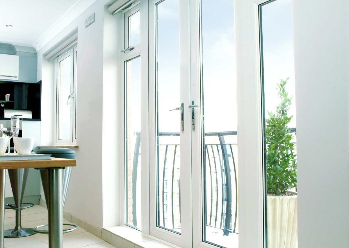 French glazing of the balcony
