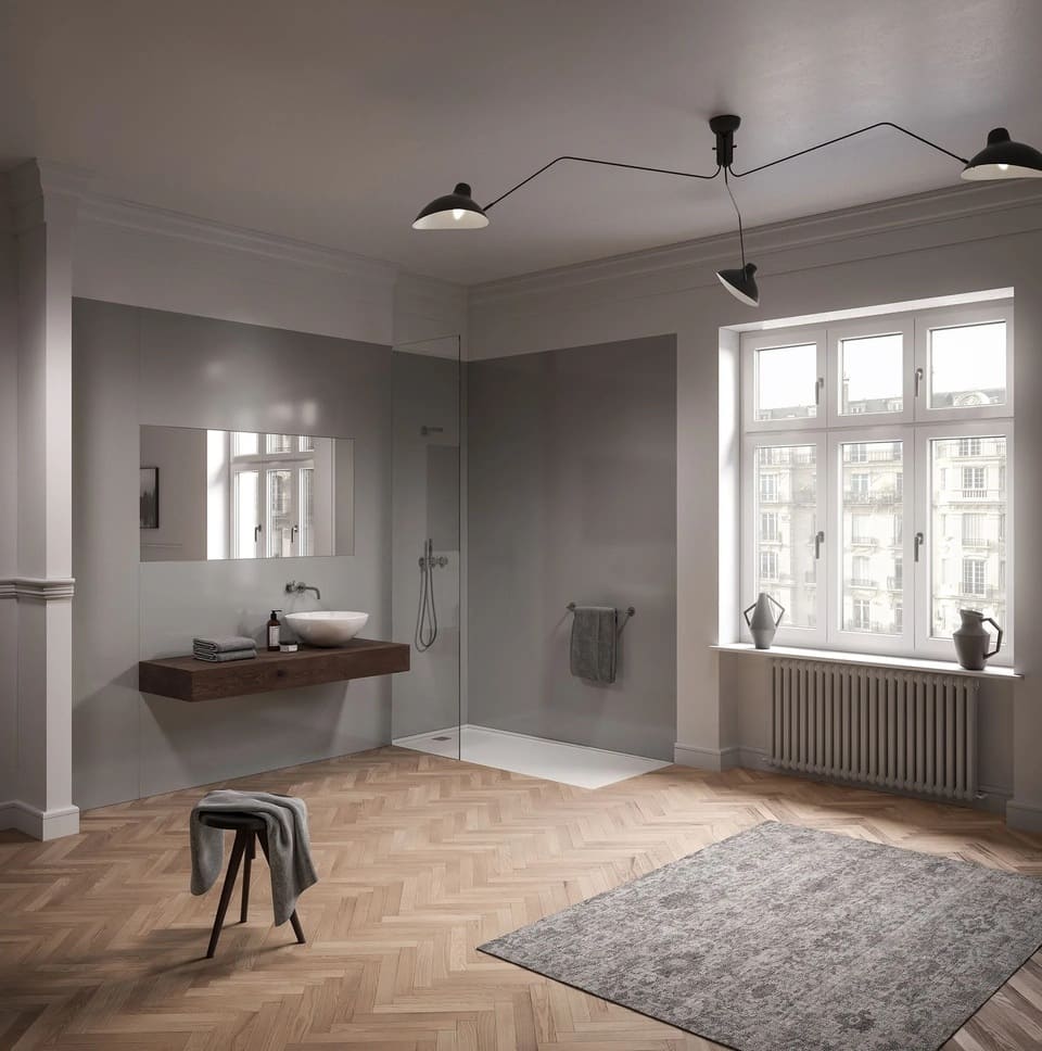 Bathroom window decor