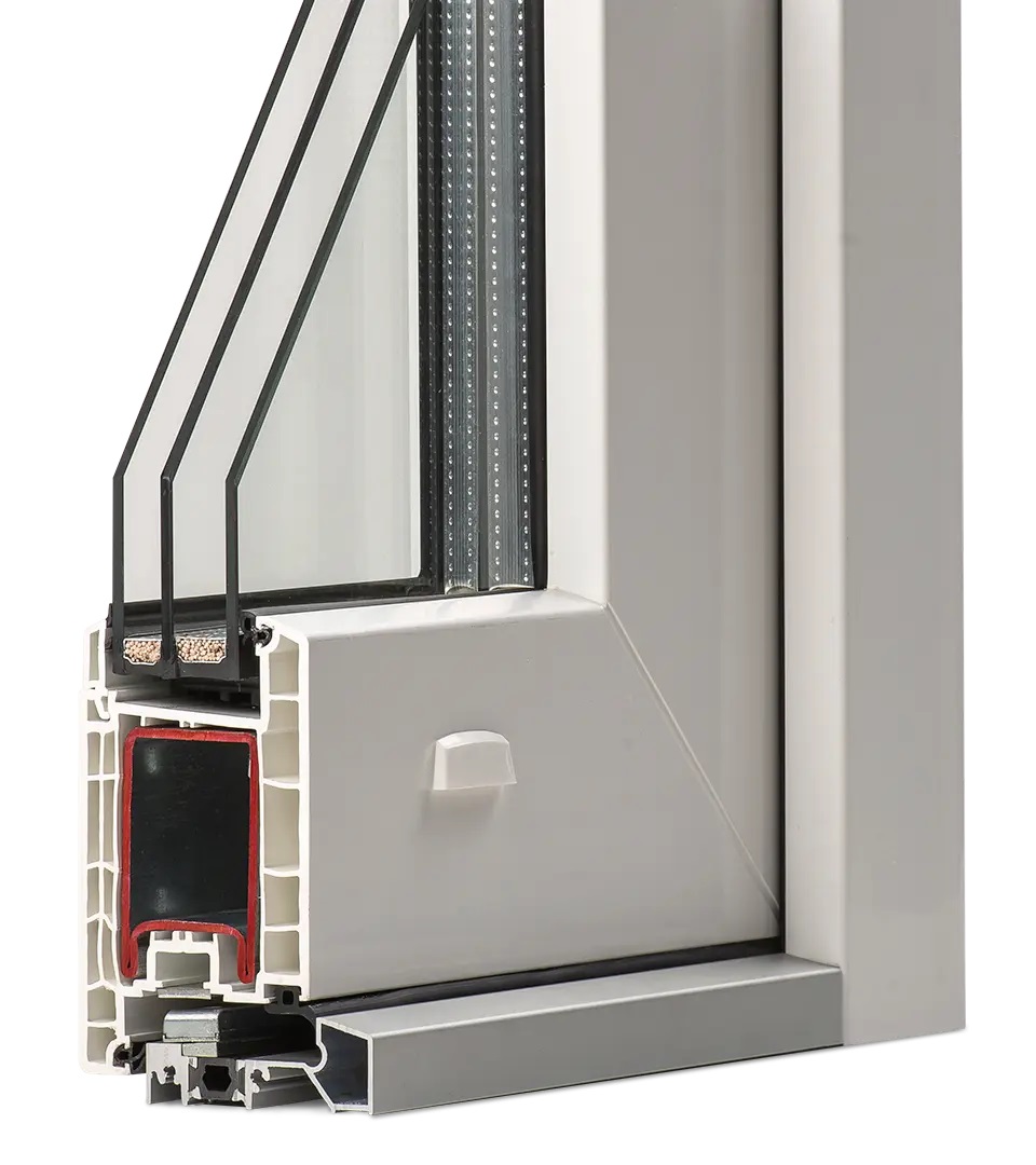 Plastic doors REHAU EURO 70