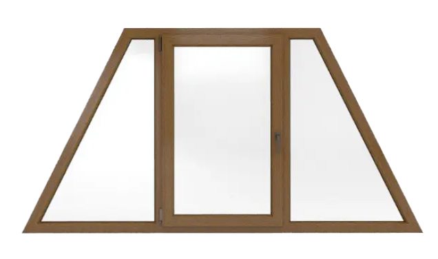 Trapezoidal windows