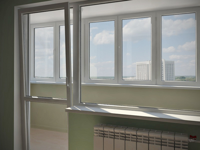 Пластиковий балкон REHAU GENEO