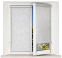 Fabric roller blinds