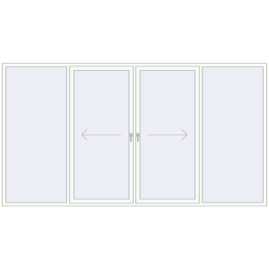 Cumpără Uși glisante de terasă 3700x2000 mm PATIO DOOR REHAU EURO 60