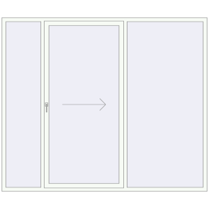 Kaufen Terrassenschiebetüren 2600x2200 mm Patio door (REHAU SYNEGO)