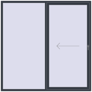 Cumpără Uși glisante de terasă 2200x2200 mm REHAU SYNEGO SLIDE