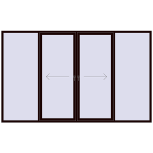 Buy Sliding patio doors 3600x2200 mm PATIO DOOR REHAU BRILLANT DESIGN
