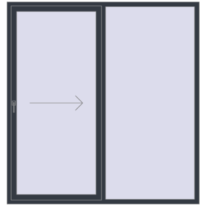 Buy Sliding patio doors 2000x2100 mm REHAU SYNEGO SLIDE