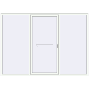 Buy Sliding patio doors 2800x2000 mm PATIO DOOR REHAU BRILLANT DESIGN