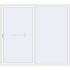 In den Warenkorb Terrassentüren 2400x2100 mm Patio door (REHAU Brillant Design)