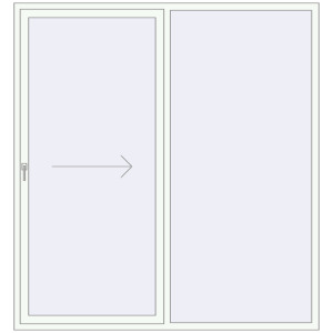 Buy Sliding patio doors 2060x2250 mm PATIO DOOR REHAU SYNEGO