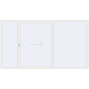 Buy Sliding patio doors 3600x2000 mm PATIO DOOR REHAU BRILLANT DESIGN