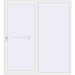 In den Warenkorb Terrassentüren 2000x2200 mm Patio door (REHAU Brillant Design)
