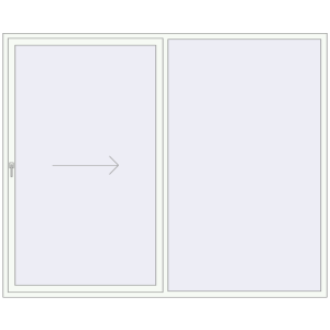 Buy Sliding patio doors 2700x2200 mm PATIO DOOR REHAU BRILLANT DESIGN BLACK_BROWN external