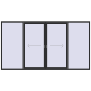 Cumpără Uși glisante de terasă 3700x2000 mm PATIO DOOR REHAU EURO 60