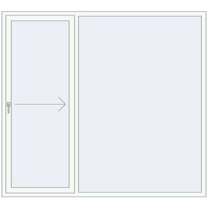 Cumpără Uși glisante de terasă 2200x2000 mm PATIO DOOR REHAU BRILLANT DESIGN