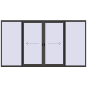 Cumpără Uși glisante de terasă 3700x2000 mm PATIO DOOR REHAU EURO 60