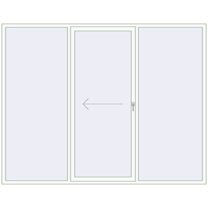 Buy Sliding patio doors 2800x2200 mm PATIO DOOR REHAU SYNEGO BLACK_BROWN external
