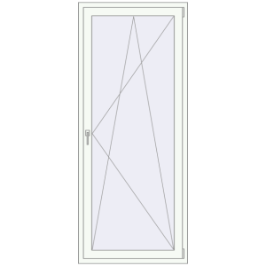 Acheter Portes de balcon 900x2150 mm ECO-ENERGIE (Porte balcon KORSA BASE REHAU Euro-Design 60)