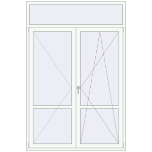 Buy Balcony doors 1600x2400 mm BALCONY DOOR REHAU EURO 70
