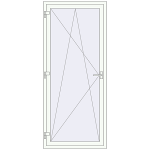 Acheter Portes de balcon 900x2100 mm KORSA ENERGY-SAVING (REHAU SYNEGO MD) BALKON DOOR