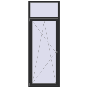 Kaufen Balkon-Türen. 900x2500 mm KORSA BASE (REHAU Euro-Design 60) BALKON DOOR
