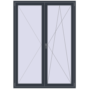 In den Warenkorb Balkontüren 1500x2100 mm KORSA ENERGY-SAVING (REHAU SYNEGO MD) BALKON DOOR