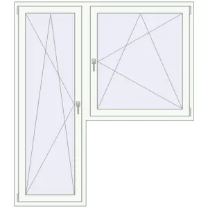 Cumpără Uși de balcon 1760x2000 mm BALCONY DOOR REHAU EURO 70