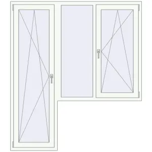 Cumpără Uși de balcon 1760x2000 mm BALCONY DOOR REHAU EURO 70