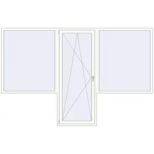 Cumpără Uși de balcon 3250x2100 mm BALCONY DOOR REHAU EURO 70