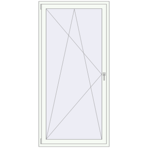 Buy Balcony doors 1100x2200 mm BALCONY DOOR REHAU EURO 60