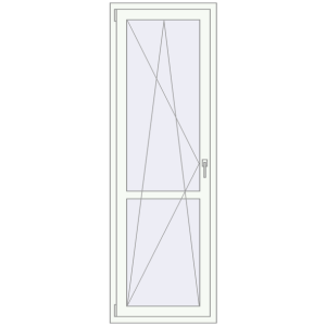Купити Балконні двері 700x2100 мм REHAU Euro 70 BALKON DOOR