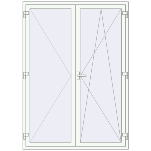 In den Warenkorb Balkon-Türen. 1500x2100 mm KORSA OPTIMUM (REHAU Euro 70) BALKON DOOR