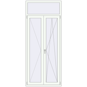 Buy Balcony doors 1000x2400 mm BALCONY DOOR REHAU EURO 70