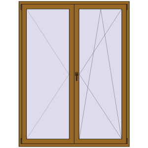 Buy Balcony doors 1600x2100 mm BALCONY DOOR REHAU EURO 60