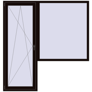 Cumpără Uși de balcon 2000x2100 mm BALCONY DOOR REHAU EURO 60
