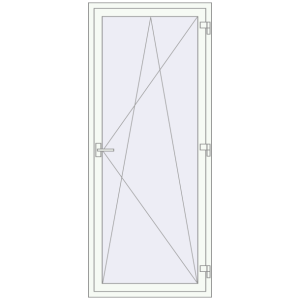 Acheter Portes de balcon 900x2150 mm ECO-ENERGIE (Porte balcon KORSA BASE REHAU Euro-Design 60)