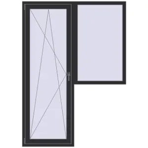 Cumpără Uși de balcon 1500x2100 mm BALCONY DOOR REHAU SYNEGO