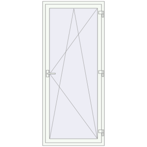 Kaufen Balkon-Türen. 900x2100 mm KORSA BASE (REHAU Euro-Design 60) BALKON DOOR