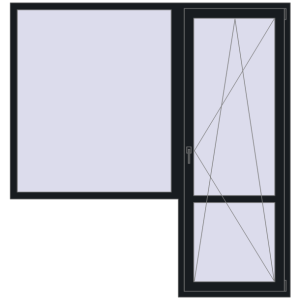 In den Warenkorb Balkontüren 2000x2100 mm BALCONY DOOR REHAU EURO 70