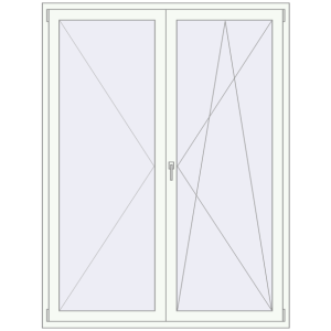 Cumpără Uși de balcon 1600x2100 mm BALCONY DOOR REHAU EURO 60