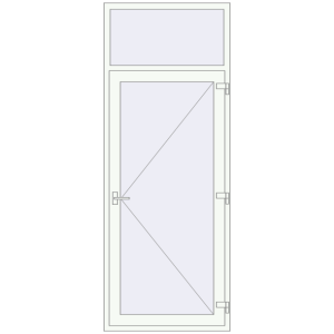 Buy Entrance doors 1000x2600 mm DOOR KORSA OPTIMUM REHAU BRILLANT