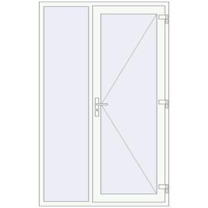 Acheter Portes d'entrée 1400x2200 mm ECO-ENERGIE + (ouverture vers extérieur OPTIMUM REHAU Т118/70)