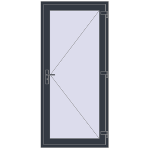 Cumpără Uși de intrare 1000x2100 mm REHAU EURO 60