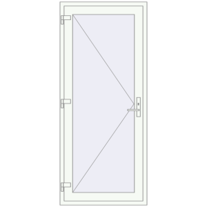 In den Warenkorb Haustüren 900x2100 mm DOOR KORSA OPTIMUM (REHAU Brillant Design)