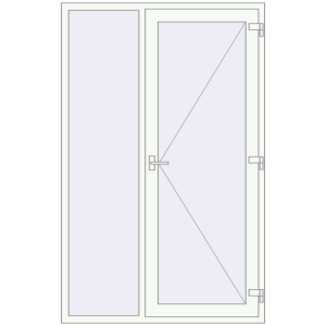 Acheter Portes d'entrée 1400x2200 mm ECO-ENERGIE + (ouverture vers extérieur OPTIMUM REHAU Т118/70)