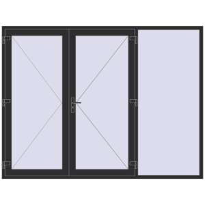 Cumpără Uși de intrare 2697x2047 mm OPTIMUM REHAU BRILLANT
